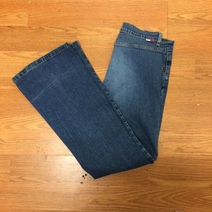 Women vtg jeans Tommy Hilfiger SZ 9 flare blue